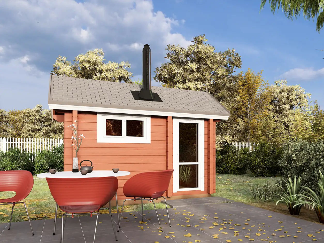 Мобильная баня 4x2.4