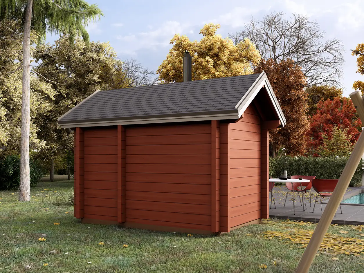 Мобильная баня 4x2.4