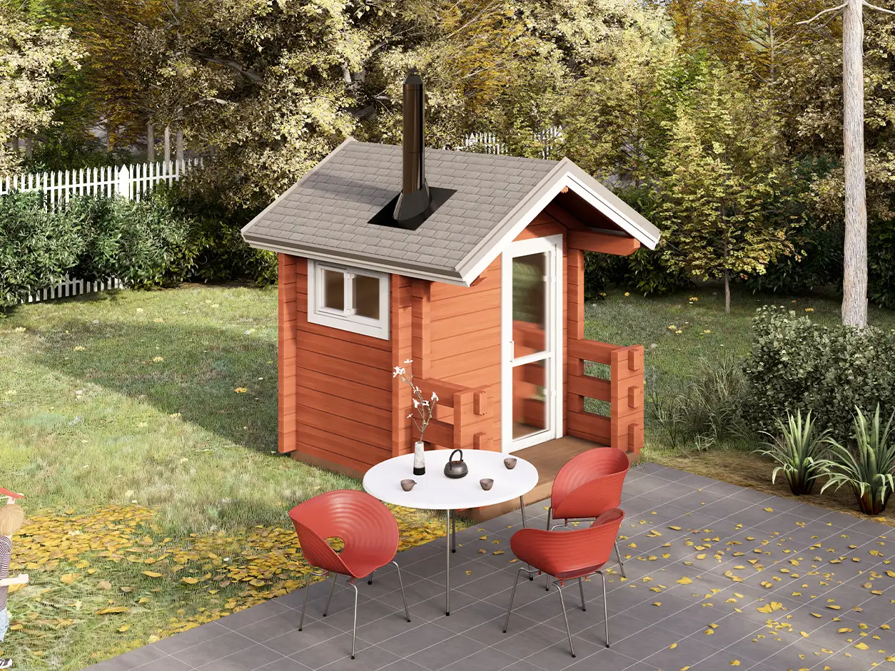 Мобильная баня 3x2.4