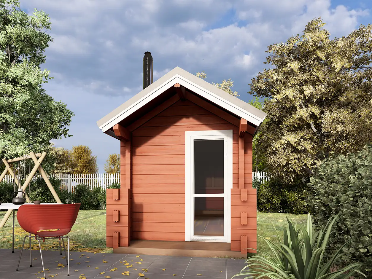 Мобильная баня 3x2.4