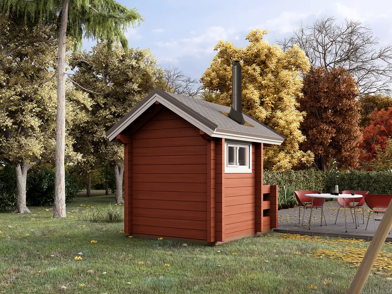 Мобильная баня 3x2.4